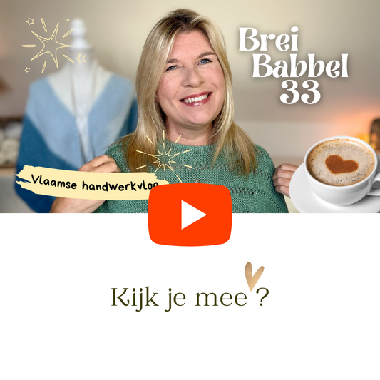 Breibabbel 33 | Heel wat nieuws op de pennen! #handwerk #breien #haken #verticesunite