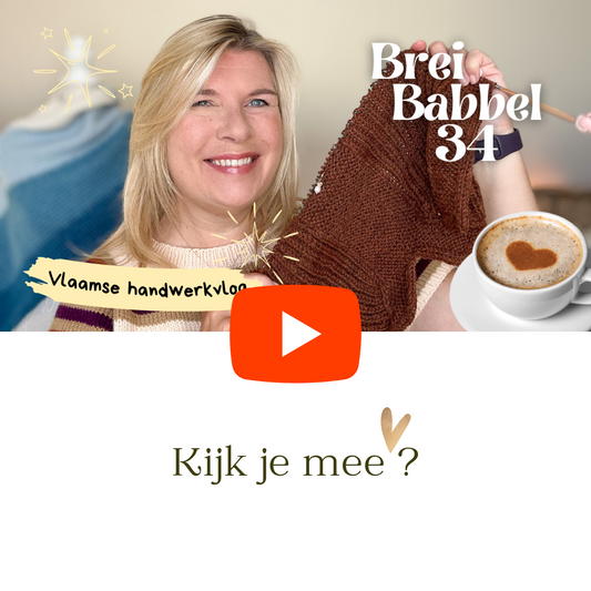 Breibabbel 34 | Heel wat nieuws op de pennen! #handwerk #breien #haken #verticesunite