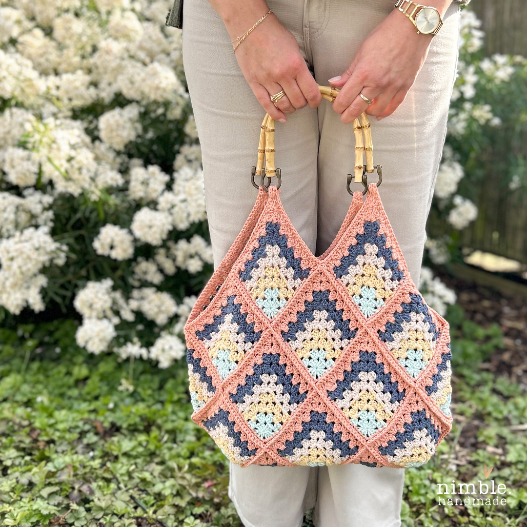 HAAKPATROON La Bohémienne Granny Tas | Boho bag