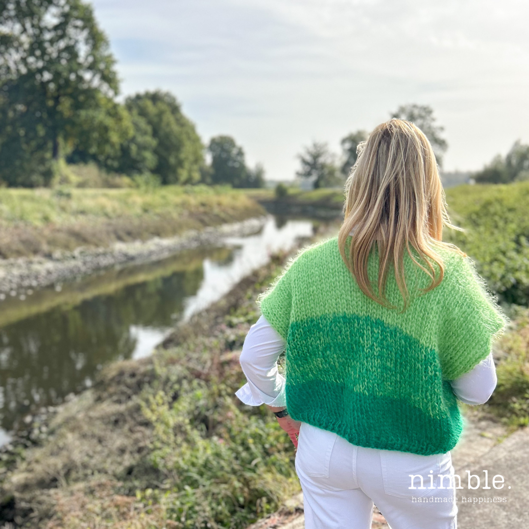 BREIPATRONENbundel Yveline BOXY & LONG | mouwloze cardigans | oversized