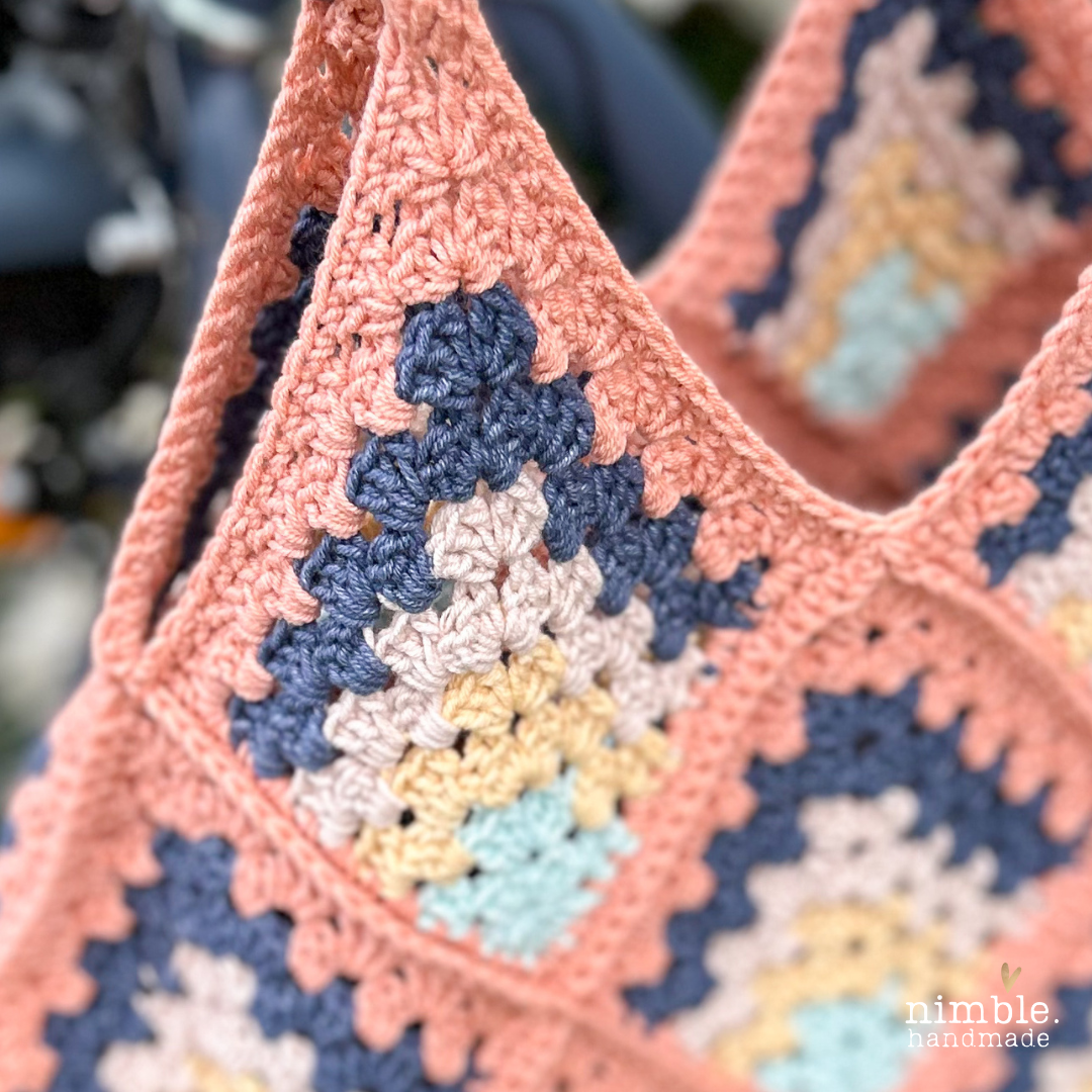 HAAKPATROON La Bohémienne Granny Tas | Boho bag
