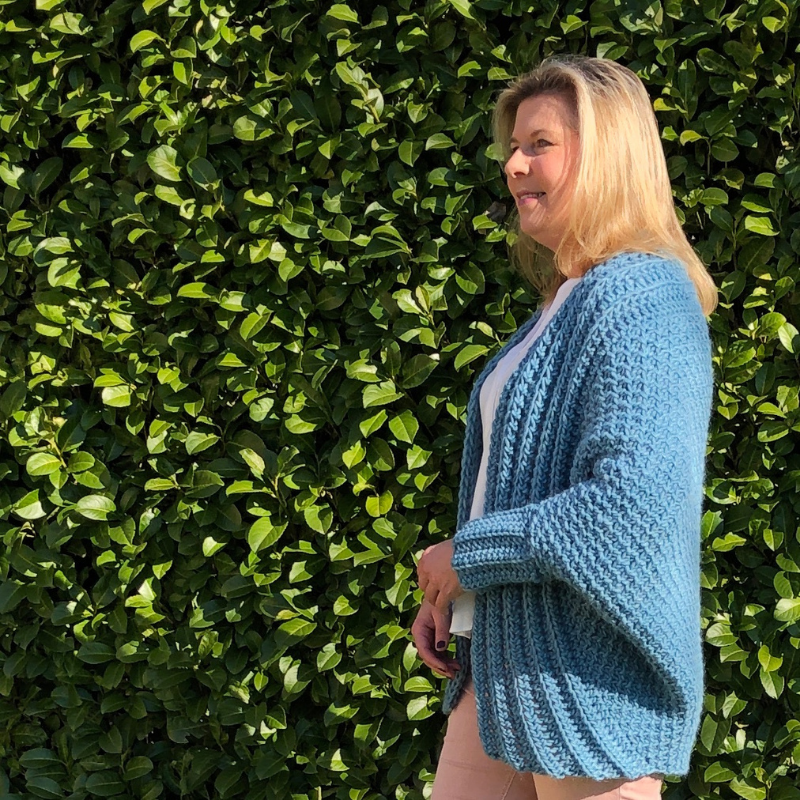 TUNISCH HAAKPATROON Chilly Cardigan | oversized