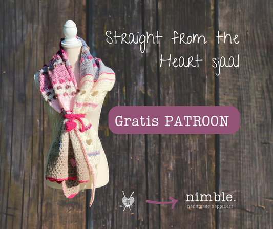 Straight from the Heart sjaal - GRATIS haakpatroon
