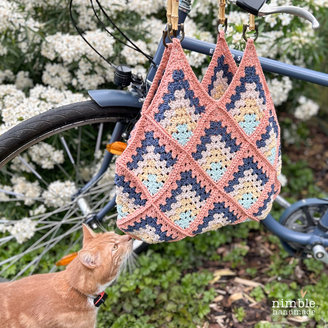 HAAKPATROON La Bohémienne Granny Tas | Boho bag