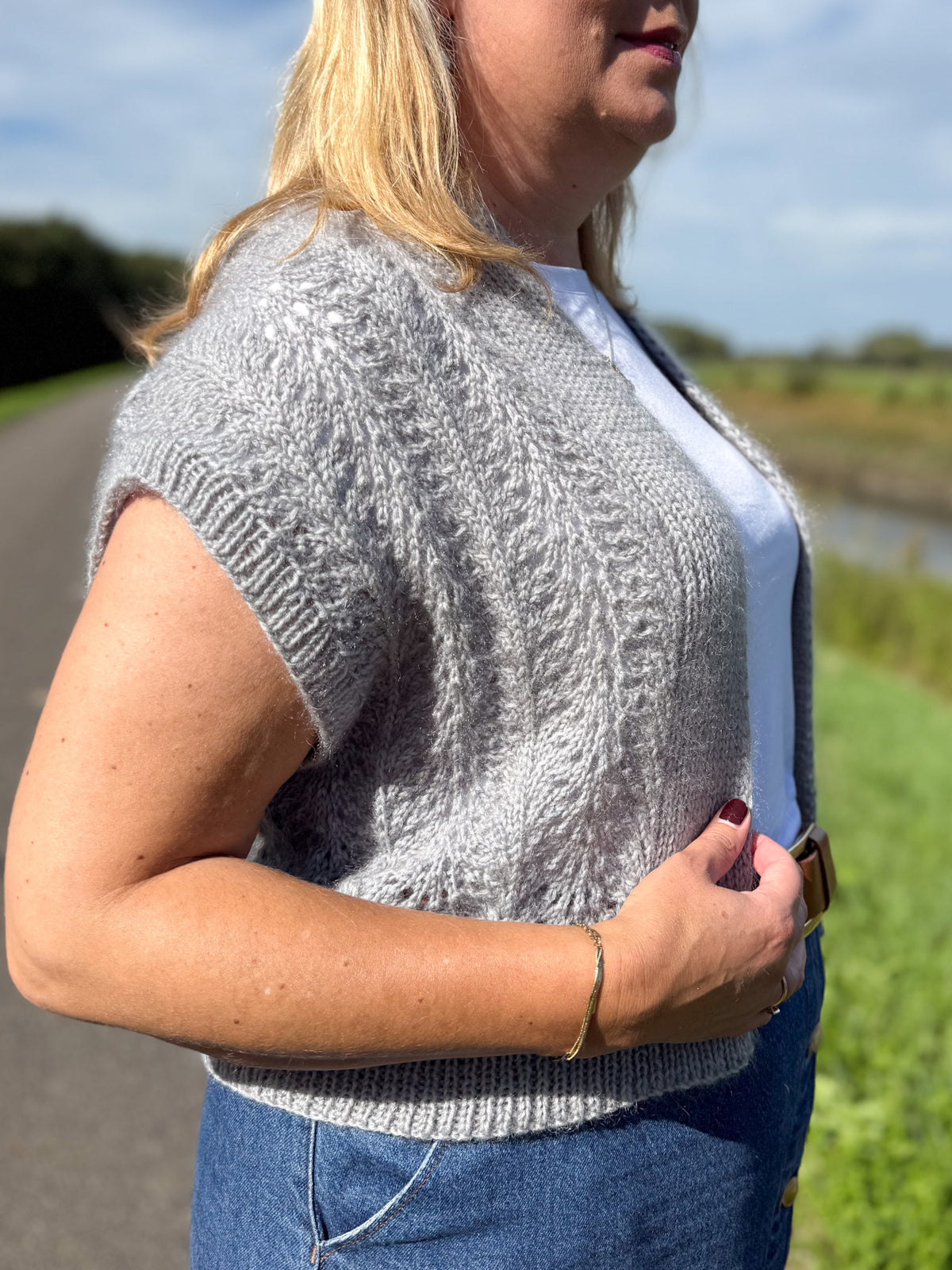 Workshop BREIEN : mouwloos ajour vest