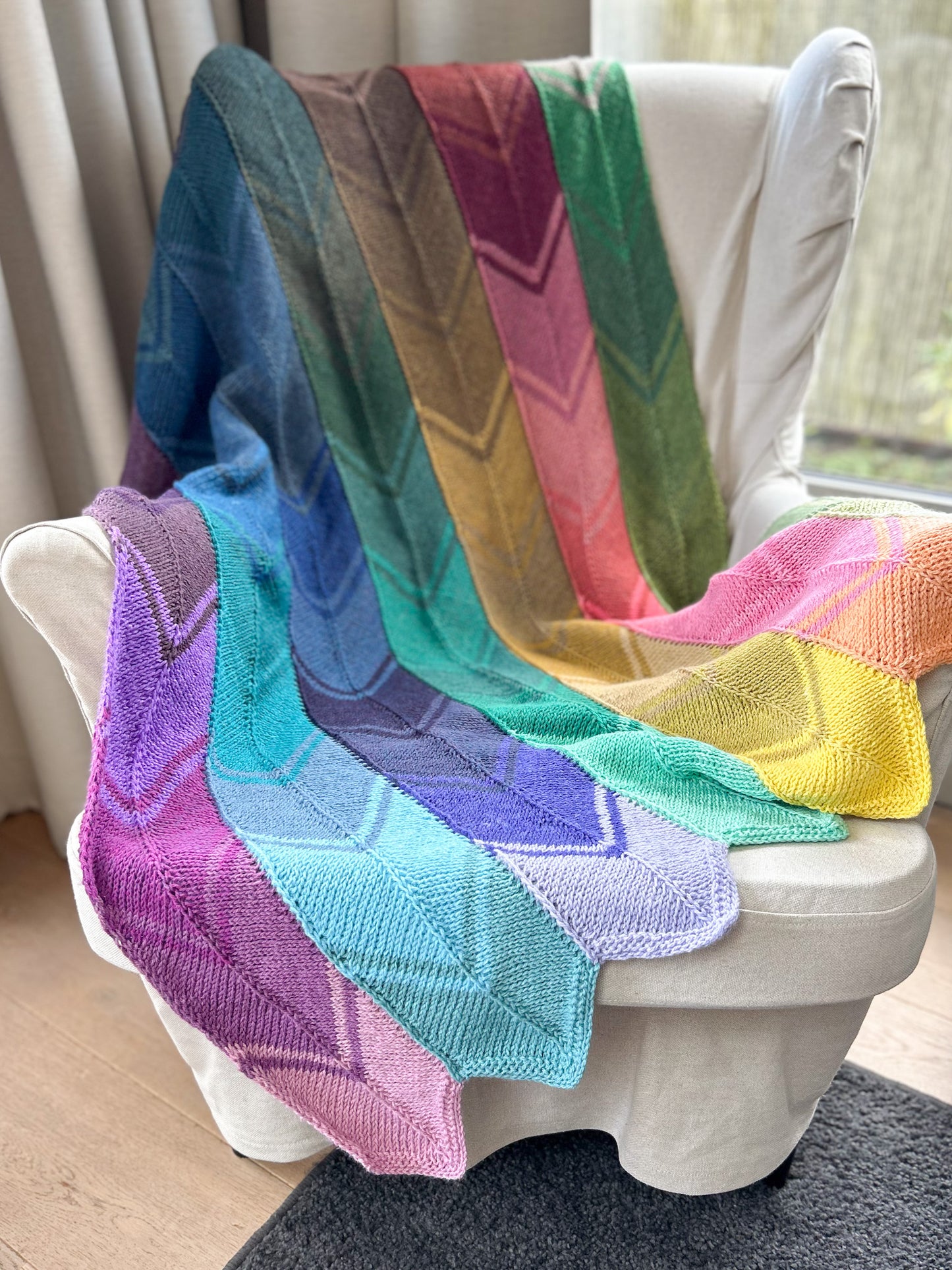 Workshop TUNISCH HAKEN : Scrumptious zigzag deken