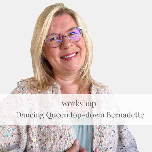 Workshop BREIEN : Dancing Queen top-down Bernadette cardigan