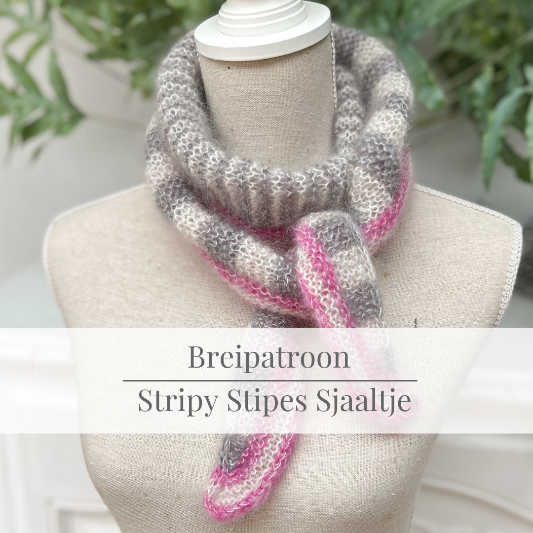 BREIPATROON Stripy Stripes Sjaaltje