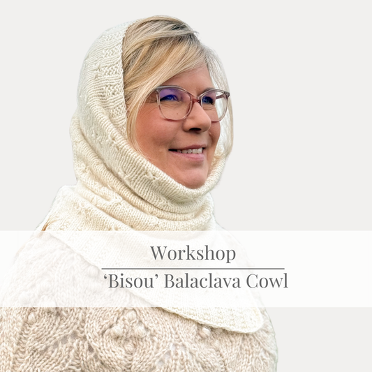 Workshop balaclava cowl 'Bisou' 2° datum