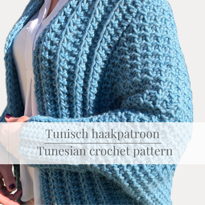 TUNISCH HAAKPATROON Chilly Cardigan | oversized
