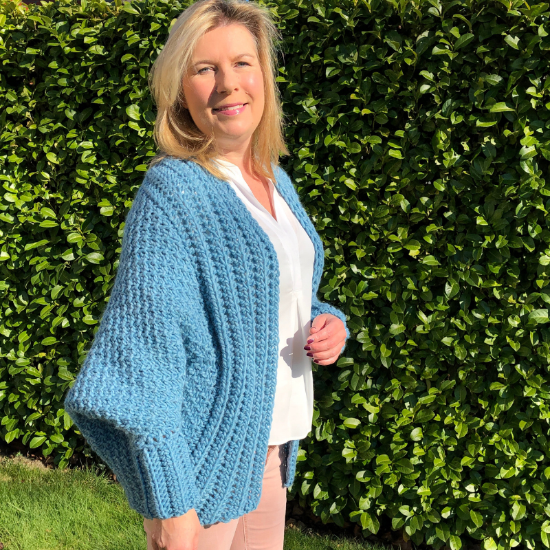 TUNISCH HAAKPATROON Chilly Cardigan | oversized