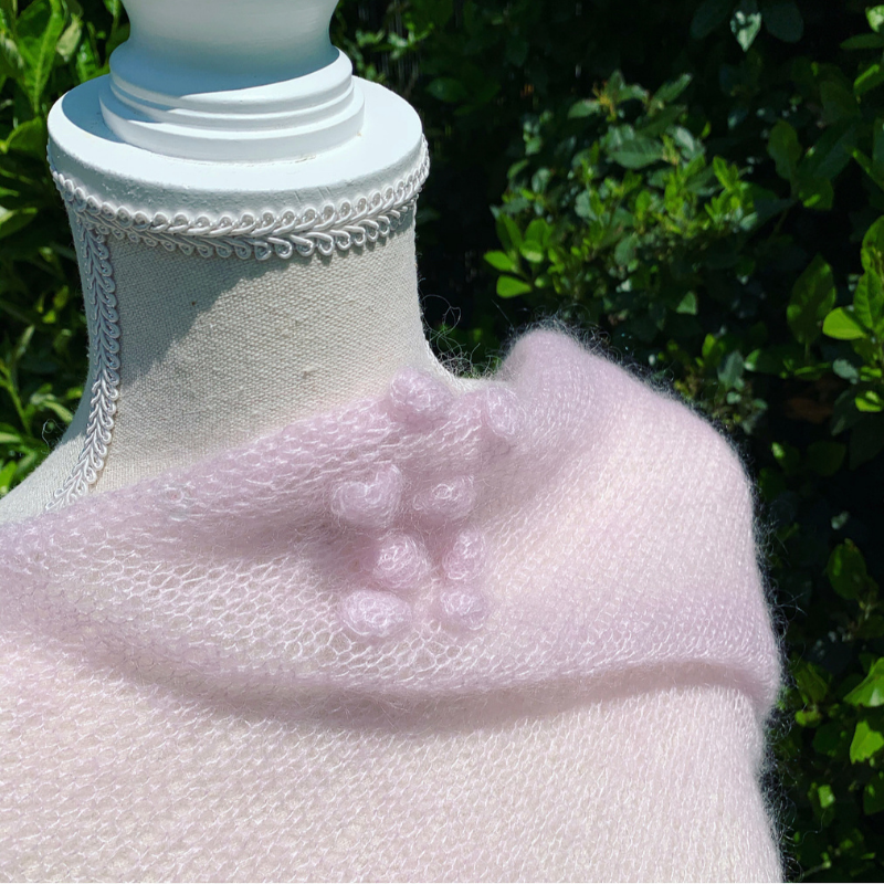 BREIPATROON Bubbly sjaal I stola l poncho I shrug l wrap