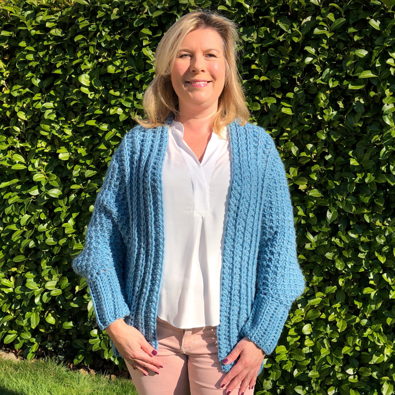 TUNISCH HAAKPATROON Chilly Cardigan | oversized