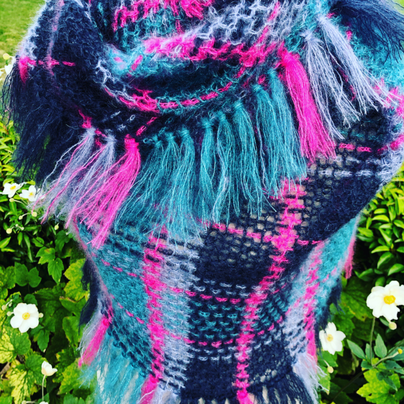 HAAKPATROON Tartan sjaal I stola I wrap